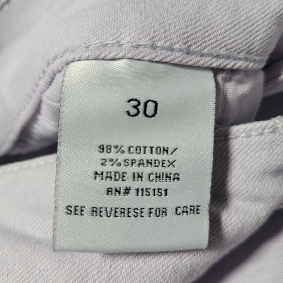 Romeo Juliet Couture Jeans Womens Size 30 Skinny Mid Rise Lilac Denim Pants - Picture 6 of 6